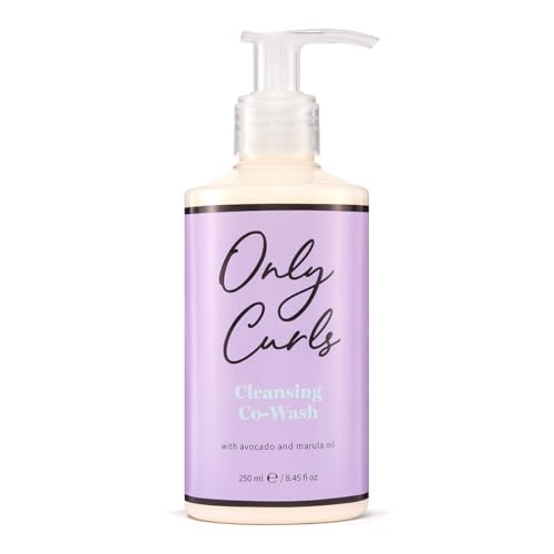 Only Curls Cleansing Co-Wash, 250ml, 2 in 1 Shampoo & Conditioner, Sulphate-Free, Gentle Formula, Nourishing