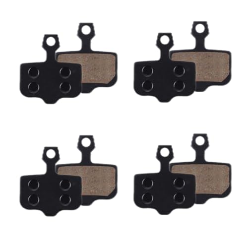 4 Pares Pastillas de Freno de Disco de Bicicleta, Compatibles con Avid Elixir E1 E3 E5 E7 E9 y SRAM DB1 DB3 DB5, Pastillas de Freno de Disco para MTB, Bicicleta Eléctrica y de Carretera