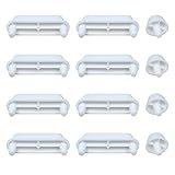 12 Stück WC Sitz Puffer, Gummipuffer Ersatzteile, WC Deckel Puffer Stopper für Klodeckel Holz, WC Schallschutz Buffer, langlebige WC Sitz Stop