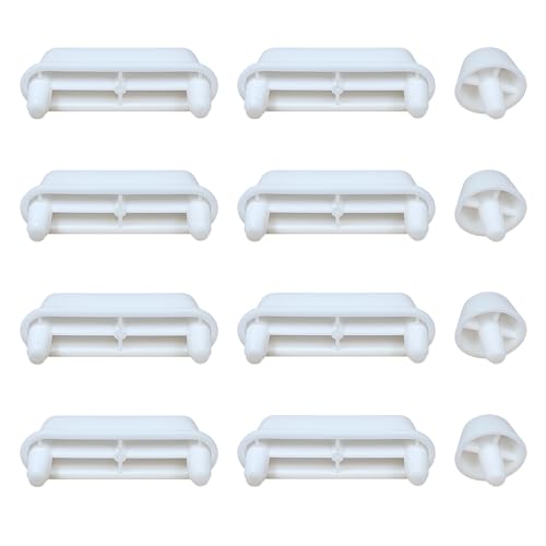 12 Stück WC Sitz Puffer, Gummipuffer Ersatzteile, WC Deckel Puffer Stopper für Klodeckel Holz, WC Schallschutz Buffer, langlebige WC Sitz Stop
