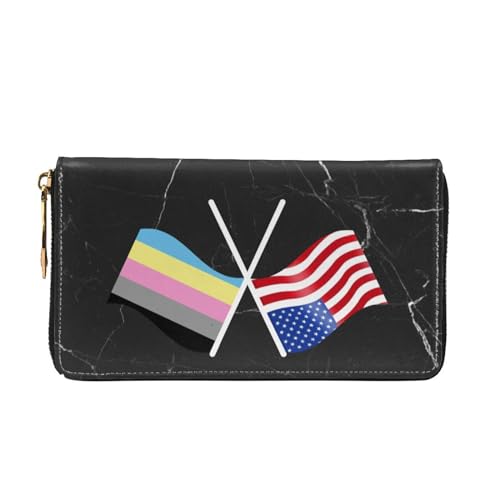 American Polygender Pride flag LGBTQ Wallet Card Bag3