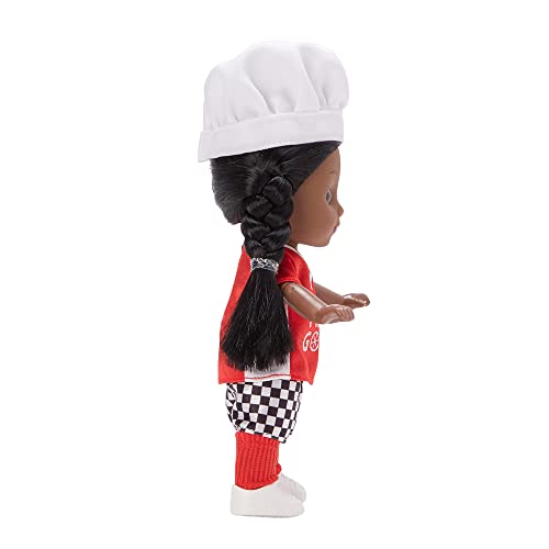 Muñeca Madame Alexander 8 pulg Soccer + Chef tono piel oscuro miniatura 5