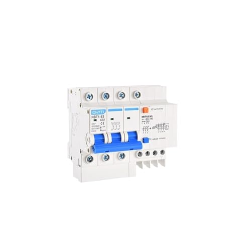 Disjoncteur différentiel compact 6KA NBT1LE-63 3P+N 20A pour rail DIN