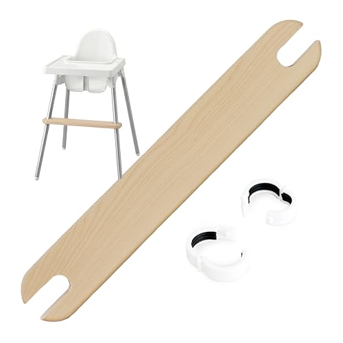 Image of Adjustable Footrest for IKEA Antilop High Chair, Birch | Comfortable Seating, Patented Design, Adjustable Height, Compatible with IKEA Antilop HighChairs