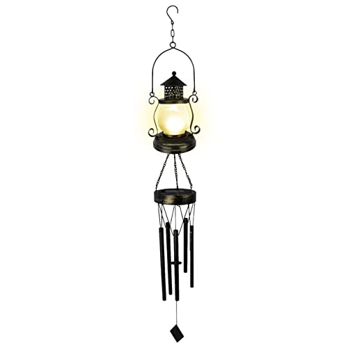 Pisamhid Décor de Carillon de Vent de lumières de Camping - Lampe de Tente de Camp Portable à LED Solaire | Carillons éoliens solaires imperméables, Accessoires de Camping de Lampe de Tente Cadeau de