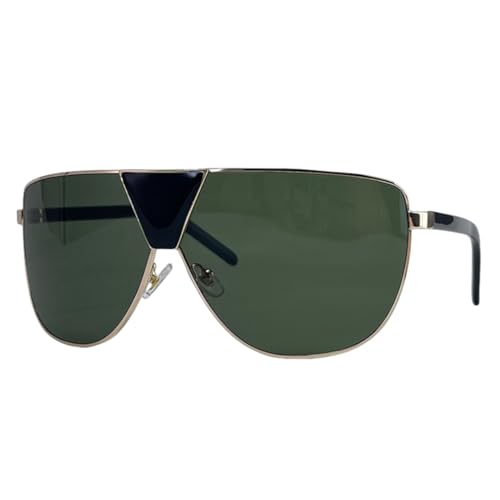 Lunettes de soleil punk pour femmes monture carrée luxe UV400