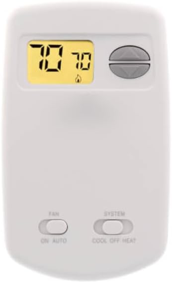 1E78-144 Non-Programmable Thermostat, 24 Volt Vertical Replacement fit for White Rodgers Genuine Original Equipment Manufacturer (OEM) Part