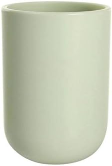 UVIVIU Bathroom Cups, Plastic Toothbrush Holder, Tumbler Cup, 350ml (Light Green)