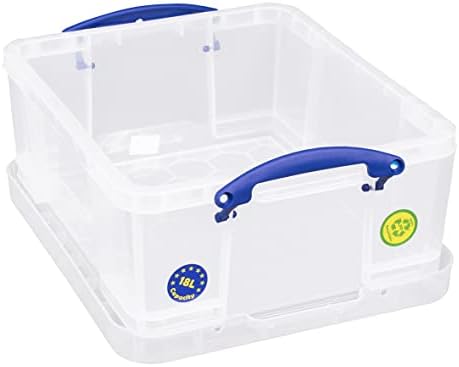 Really Useful Storage Box Clear, 18L