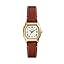 Brown Leather/Gold