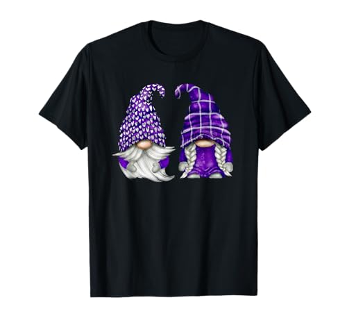 Purple Gnome Spring Aesthetic For Women And Summer Lavender Camiseta