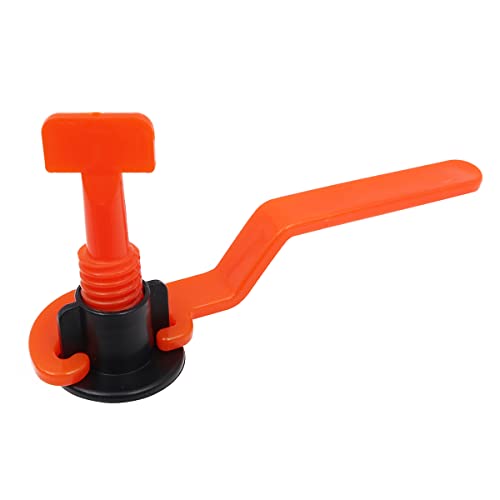 Packung mit 50 NUZAMAS Fliesen-Nivelliersystem-Kit; wiederverwendbare Fliesen-Abstandshalter, Fliesen-Abstandshalter, Schraubenschlüssel, Bodenausgleich, Fliesen-Installations-Werkzeug-Kit