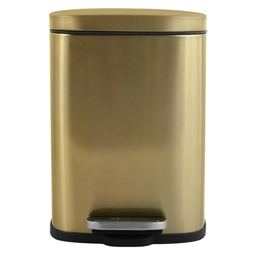 Spirella - Badezimmer Mülleimer mit Fußpedal Modell Akira - Hochwertiger...