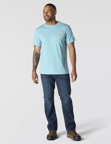 Image of Carhartt Men's Force Relaxed Fit Midweight Short-Sleeve Pocket T-Shirt