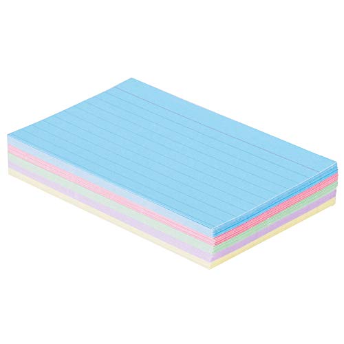 1InTheOffice-Index-Cards-3-x-5-Ruled-Colored-Assorted-200Pack