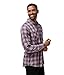 TravisMathew Men's Cloud Flannel Plaid, Elderberry/Total ECL