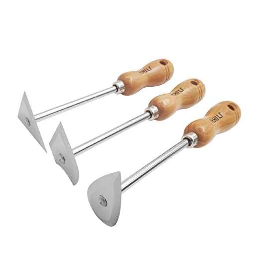 3-Piece Stainless Steel Shave Hook Set