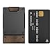 PROOF Wallet | Slim Minimalist Wallets for Men | Leather & Metal | RFID Wallet | Front/Back Pocket | Gift Box | Veteran Owned (Founder (Brown Leather | Dark Gun Metal))