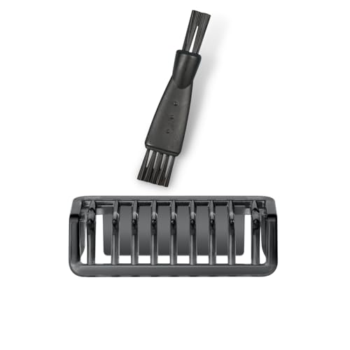 Peine 1mm compatible con las Recortadoras de Barba OneBlade QP2515 QP2530 QP2630 QP2734 QP2830 QP6510 Accesorios Repuestos Peine de Recambio 1 mm Sustitución Accesorio para Afeitadora Eléctrica Hombre