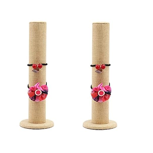 Expositor para pulseras vertical, 2 piezas Soporte para Pulsera,Expositor Pulseras, Expositor para Pulseras para Tocados de Joyas,para Pulseras porta Gomas para el Pelo