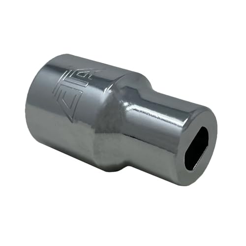 CTA Tools A430 Double-D Shock Stem Socket: 3/8" Drive Strut Nut Holding Socket, For GM X & J Body Applications, Also Services Select Ford Turbo & Exhaust Stud Installations