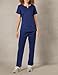 Amazon Essentials Women's Quick-Dry Stretch Scrub Pants (Available in Plus Size), Dark Blue, X-Small