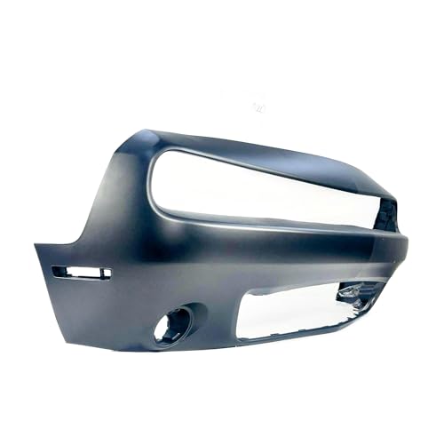 Image of FitParts Compatible with Dodge Challenger 2015-2023 Front Bumper Cover | Primed, With Fog Light Holes, Ready to Paint, OEM 68258730AB, CH1000A20