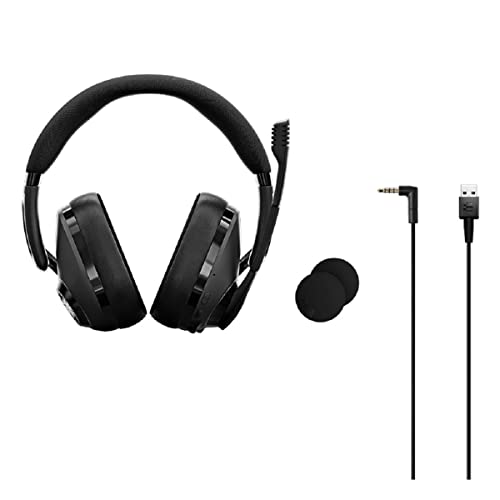 H3 Hybrid – Cuffie Gaming ad Acustica Chiusa con Bluetooth – Cuffie con Microfono - Cavo USB-A e Jack 3,5 mm per PC e Console - Doppio Microfono – Cuffie da Gaming Leggere e Multipiattaforma Nero - Cuffia gaming - Immagine 7