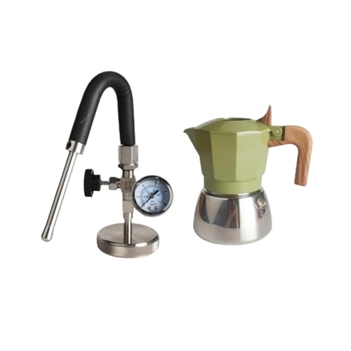 Kizare �C�^���A���G�X�v���b�\���[�J�[ �X�`�[���W�F�l���[�^�[�ƃX�`�[���~���N�t�H�[�}�[���܂܂�Ă��܂� �l�ԍH�w�Ɋ�Â����n���h�� ��􂢉\ �d�������� �d�C�R���� ���΂ȂǂɓK���Ă��܂� (�O���[��,8.5x8.5x26cm)