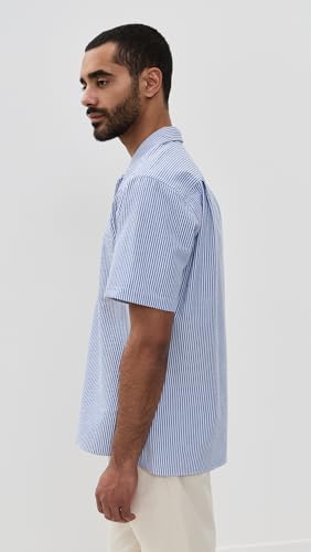 Men's Striped Seersucker Camp Shirt4