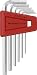 Produktbild PB Swiss Tools Winkelschraubendreher Set PB 210 | Unbegrenzte Garantie | Sechskant Satz 6 tlg. (1,5/2/2,5/3/4/5 mm) für Profi, Heimwerker | 100% Swiss Made