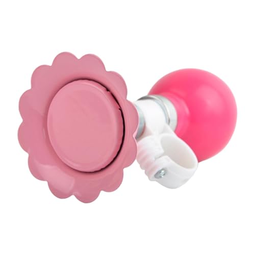 Yiju Kids Bike Horn,Loudspeaker,Loud Crisp Sound,Metal for Boys Girls Trumpet Small Bicycle Accessories Bike Horn Hooter, Pink