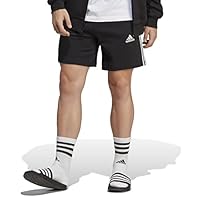 adidas Sportswear Essentials 3-Stripes Men's French Terry Shorts, Black, XX-Large