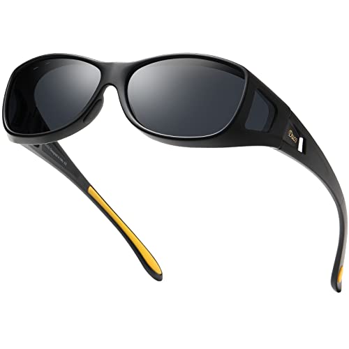 Duco Wraparound Fitover Glasses Polarized Wear Over Sunglasses For Men Women Uv Protection Sun Glasses Driving 8953 #TOP21