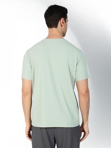 Image of XTEP Men's Ice-Cooling Running T-Shirt | Anti-UV, Quick-Dry, Antibacterial, Polar-Ice Fiber | Activewear for Gym & Running