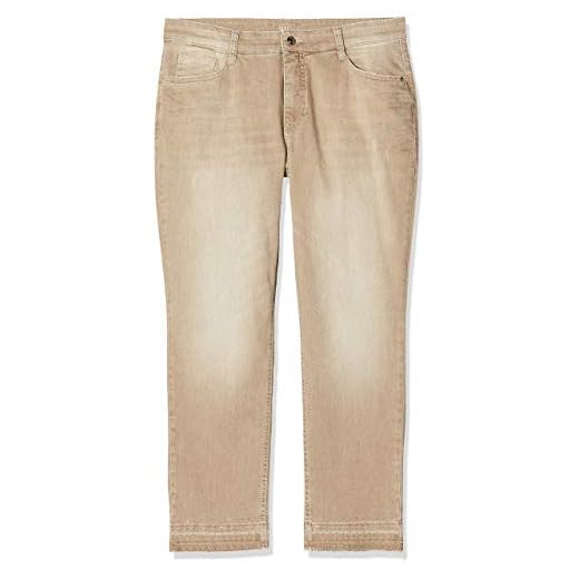MAC Jeans Damer melanie rör frans glam jeans, Brun (Nougat autentisk tvätt D751), 34W x 27L