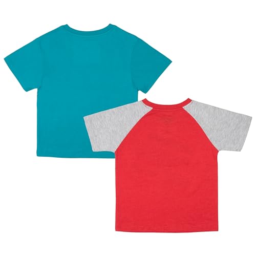 Disney Mickey Mouse and Friends & Cars Lightning McQueen Boys 2-Pack Short Sleeve T-Shirt Bundle Set for Kids2