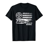 Regalo de Navidad perfecto para hombres, mujeres, jóvenes, niños, niños y niñas que aman pescar. Diseño patriótico para llevar el día de la independencia del 4 de julio.