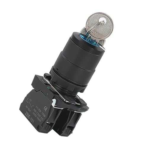 Commutateur rotatif KLVN Xb5 Interrupteur de Sélection 2 Positions Zbe-10 Trou Ouvert 22mm