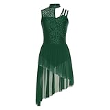 Le slip intégré assure un mouvement et une flexibilité totale lorsque vous sautez ou dansez, attaché à une couche de jupe en Mesh. Col rond avec fermoir pour un port facile