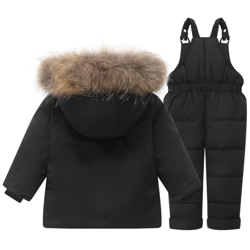 Baby Boy Winter Snowsuit Bib Coat Toddler Girl Snow Suit Jacket Ski Pant Clothes2