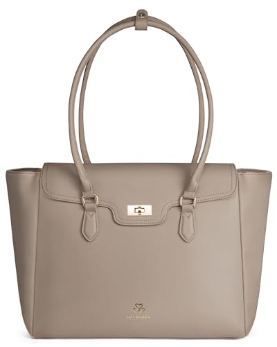 LOVEVOOK Flap-Design Laptop Tote Bag