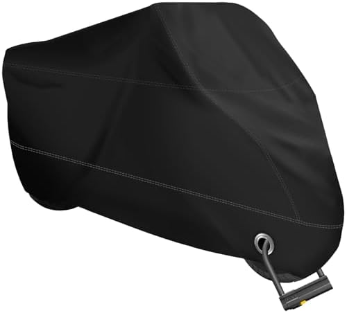 XYZCTEM Motorcycle Cover All Season Waterproof Sun-Proof Outdoor