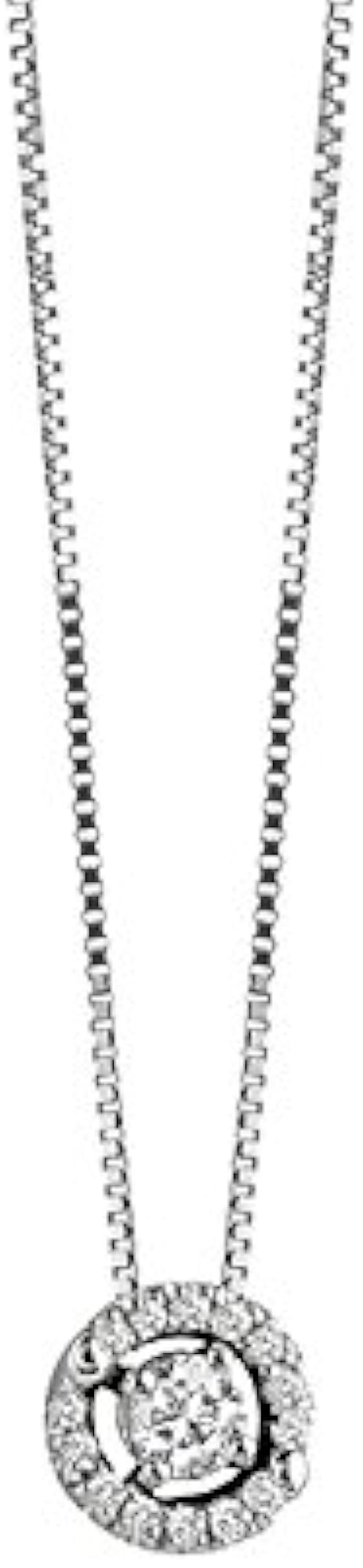 Salvini ,collana in oro bianco e diamante 0, 17 ct,per donna FRP-03212