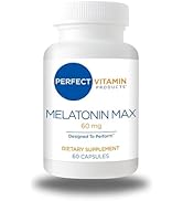 Perfect Vitamin Products - 60mg Extra Strength Melatonin MAX - High Dosage Melatonin Ensures Ampl...