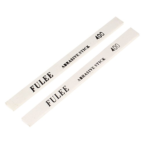 Aexit 150mm x Buffing & Polishing Accessories 12mm x 3mm Boride Abrasives Grinding Oil Stone White Buffing Wheels 400# 2pcs