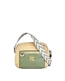 Genérico Caminatta Bolso Bandolera Twist Verde para Mujer en Nylon y PU