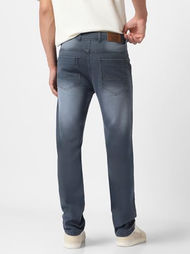 Image of Urbano Fashion Men's Regular Fit Washed Jeans Stretchable