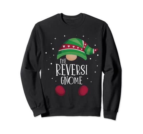 Pijamas de Navidad a juego de la familia Gnome Reversi Sudadera