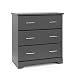 StorkCraft Brookside 3 Drawer Chest, Gray